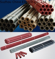 China Tubo de la fibra vulcanizada, tubo de la fibra vulcanizada, tubo del fusible, tubería de la fibra, gris, rojo, negra proveedor